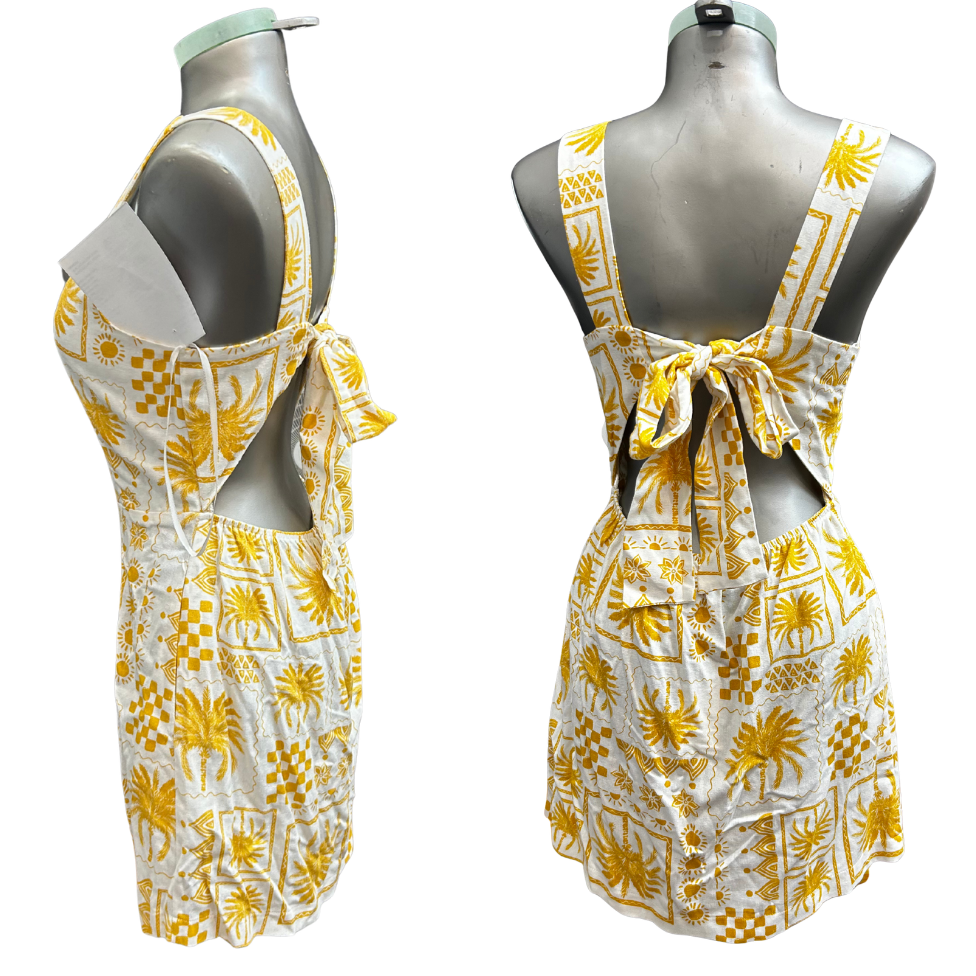 MONTEAU Sleeveless Open Back Sundress - Medium