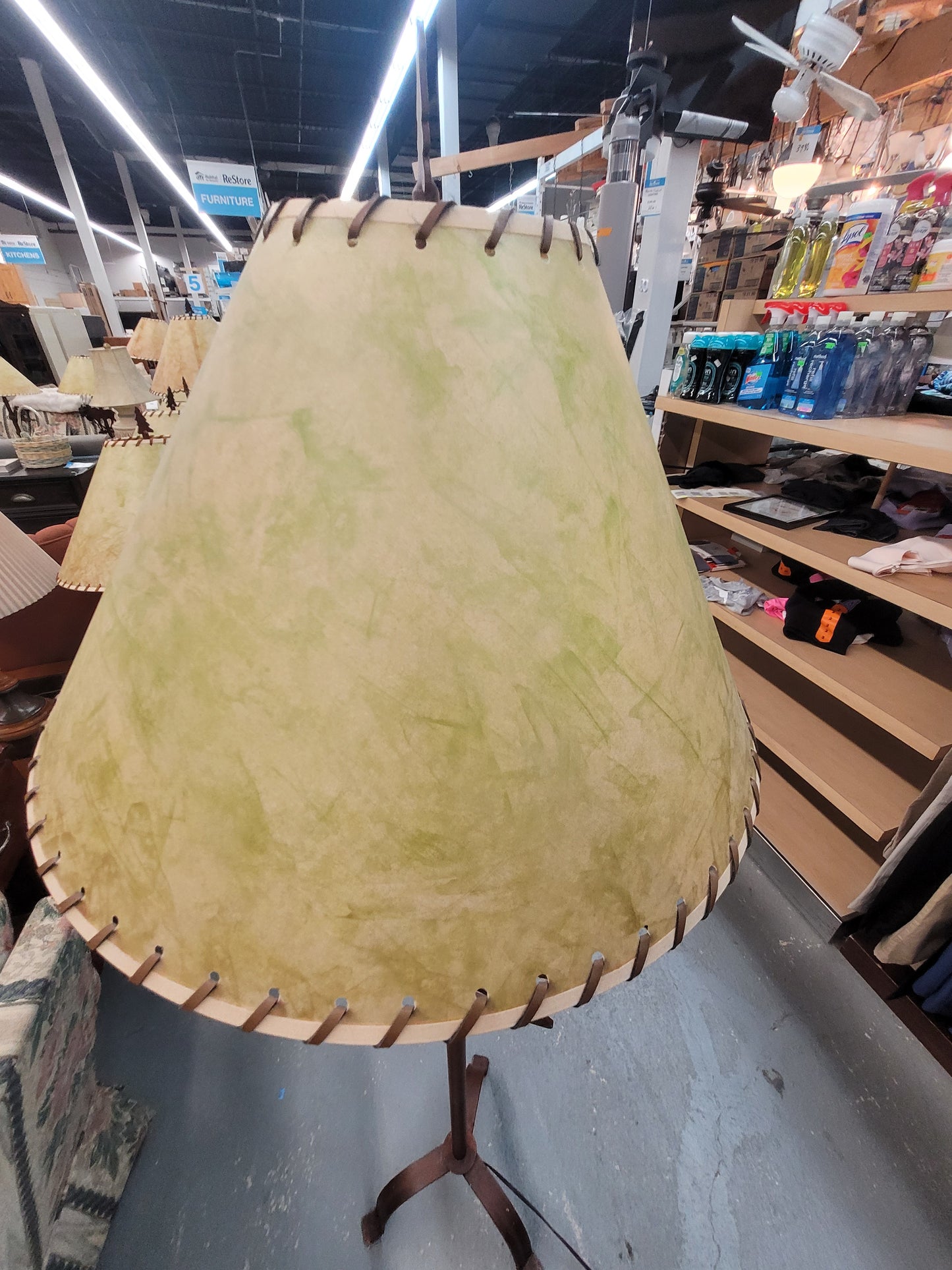 Rustic Moose Table Lamp