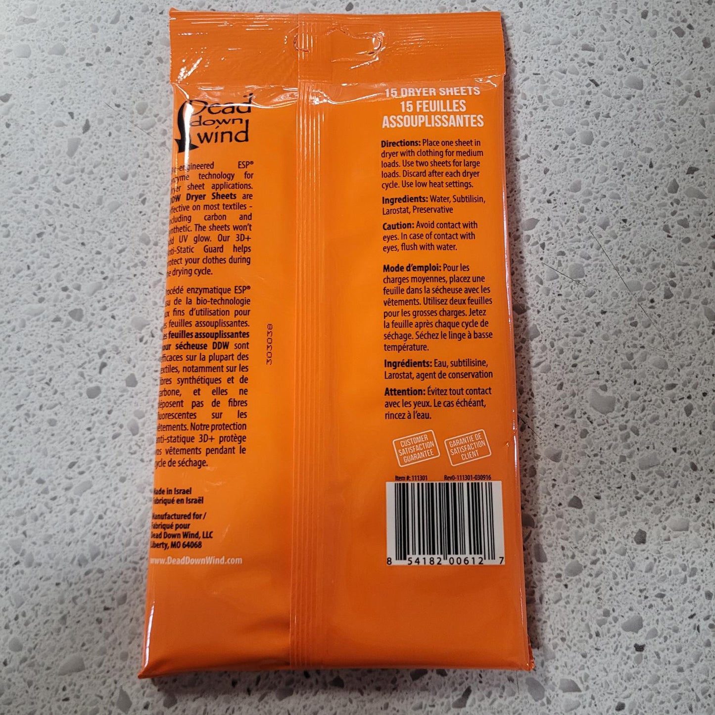 Dead Down Wind Dryer Sheets
