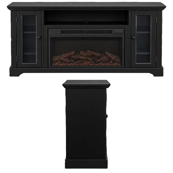 Black Fireplace