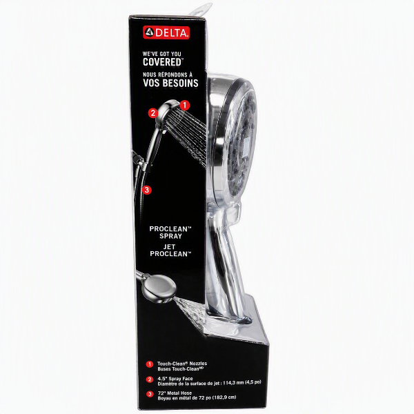 Delta ProClean 6 Setting Spray Hand Shower - Chrome