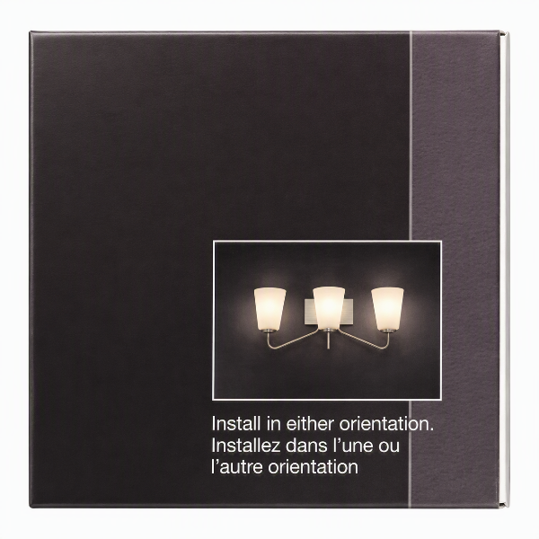 Moruga 3-Light Vanity Fixture - Brushed Nickel Finish