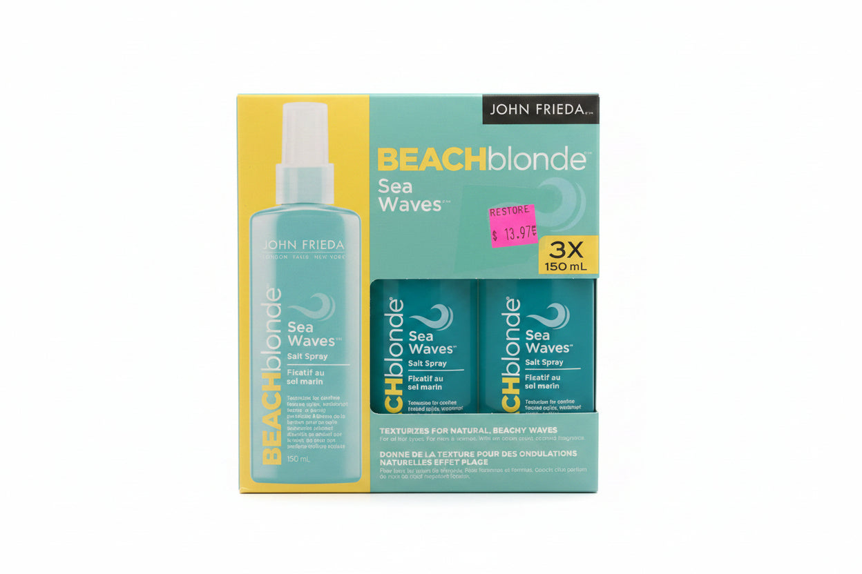 JOHN FRIEDA BEACHBLOINDE SEA WAVES SPRAY