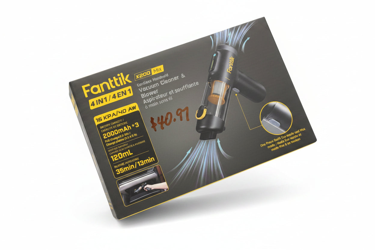 FANTIK 4IN1 HANDHELD VACCUM