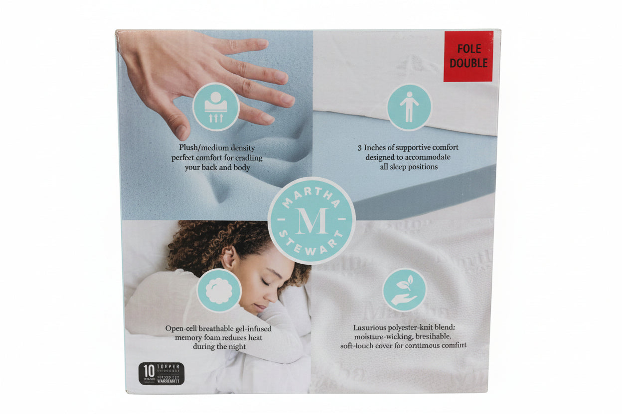 MARTHA STEWART DOUBLE BED SHEETS SET
