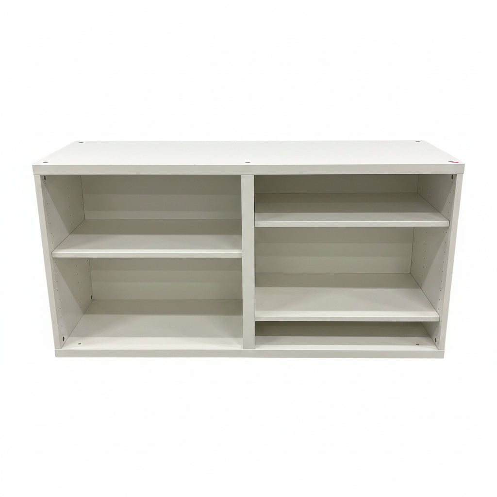 WHITE OPEN STORAGE SHELF