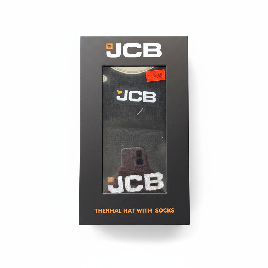 JCB THERMAL HAT AND SOCKS
