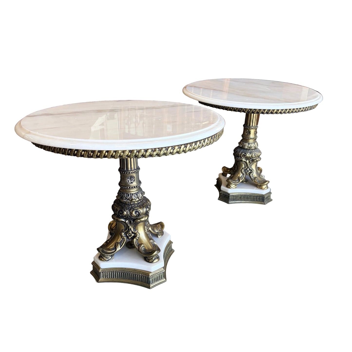 MARBLE SIDE TABLE