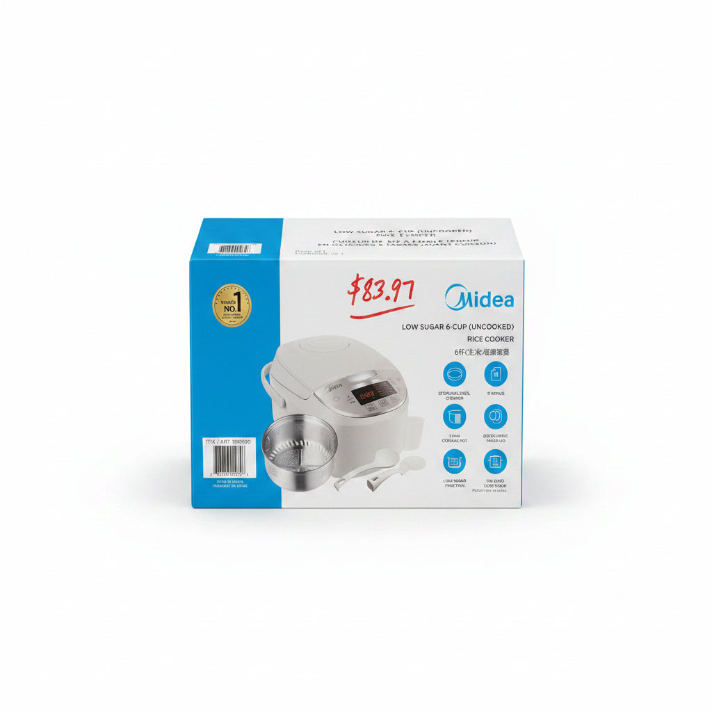 LQ - MIDEA LOW SUGAR6 CUP (UNCOOKED) RICE COOKER