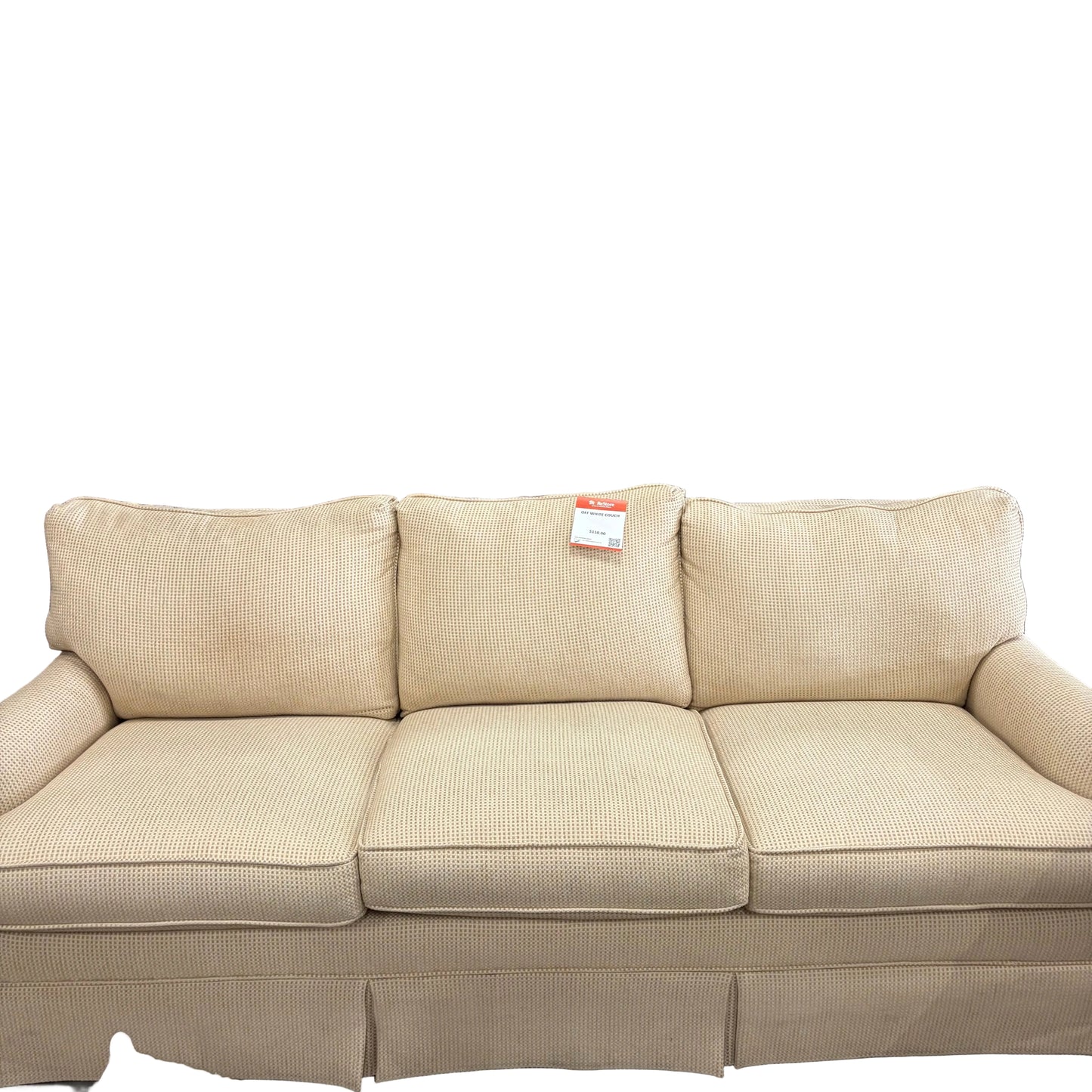 3 SEATER WAFFLE KNIT STYLE COUCH