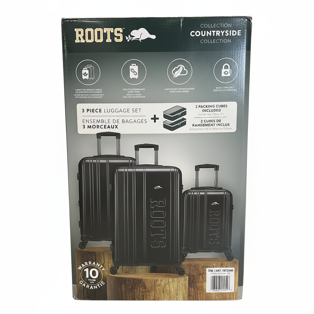 ROOTS 3-PIECE LUGGAGE SET