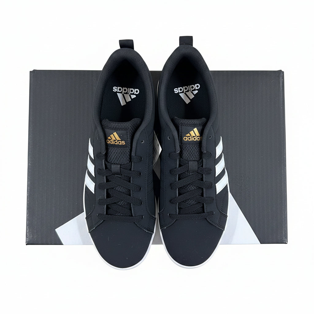 BLACK ADDIDAS SHOES