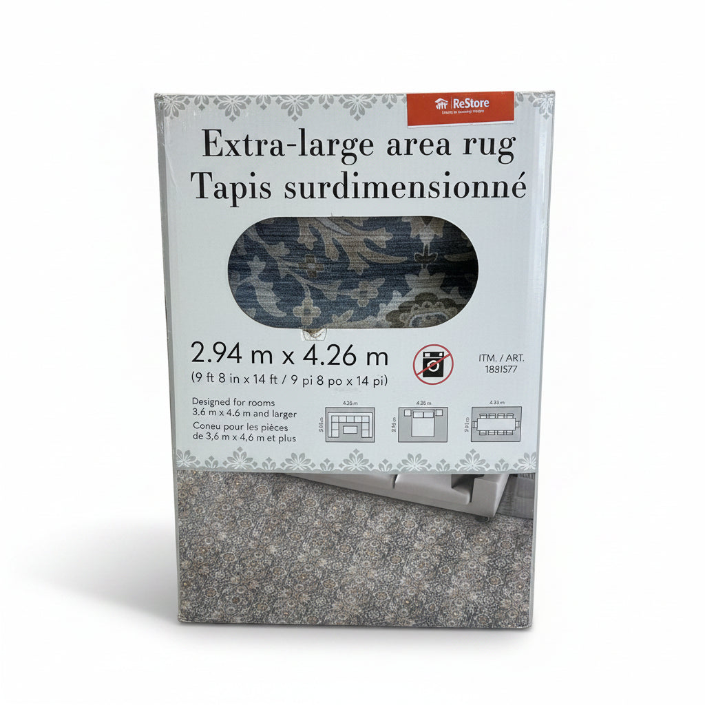 LQ - EXTRA LARGE AREA RUG 9FT8IN X 14FT