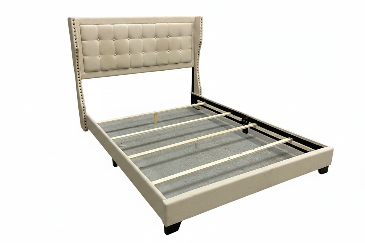 CREAM BED FRAME