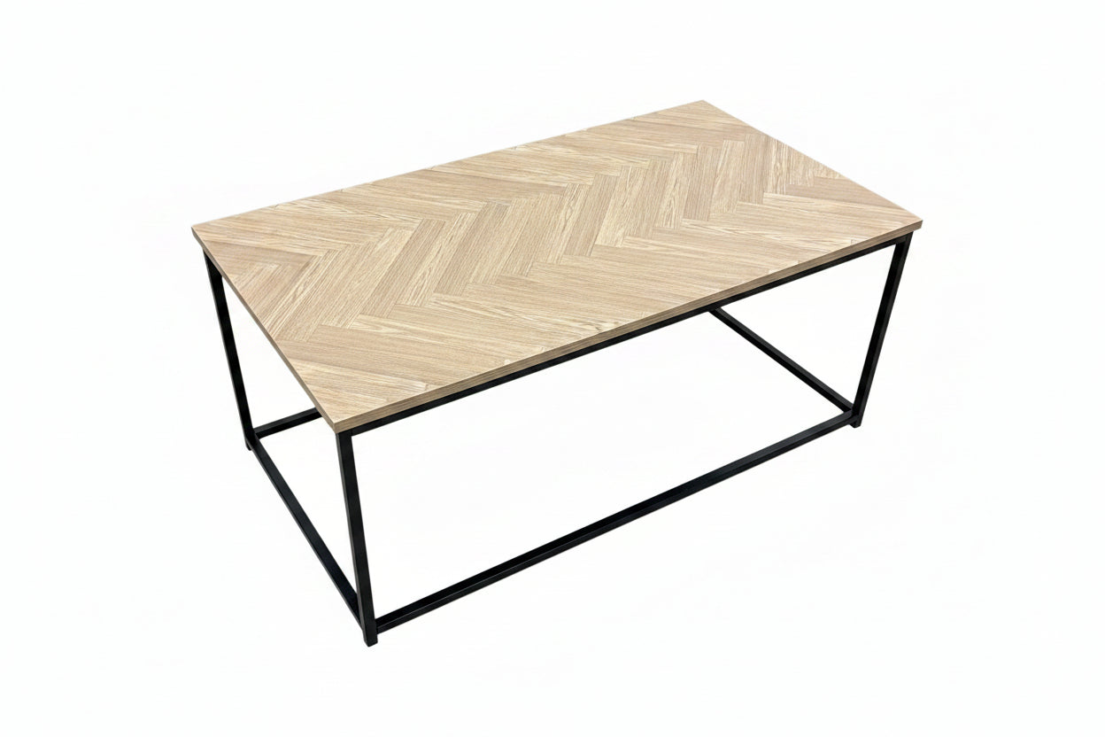 FAUX WOOD COFFEE TABLE