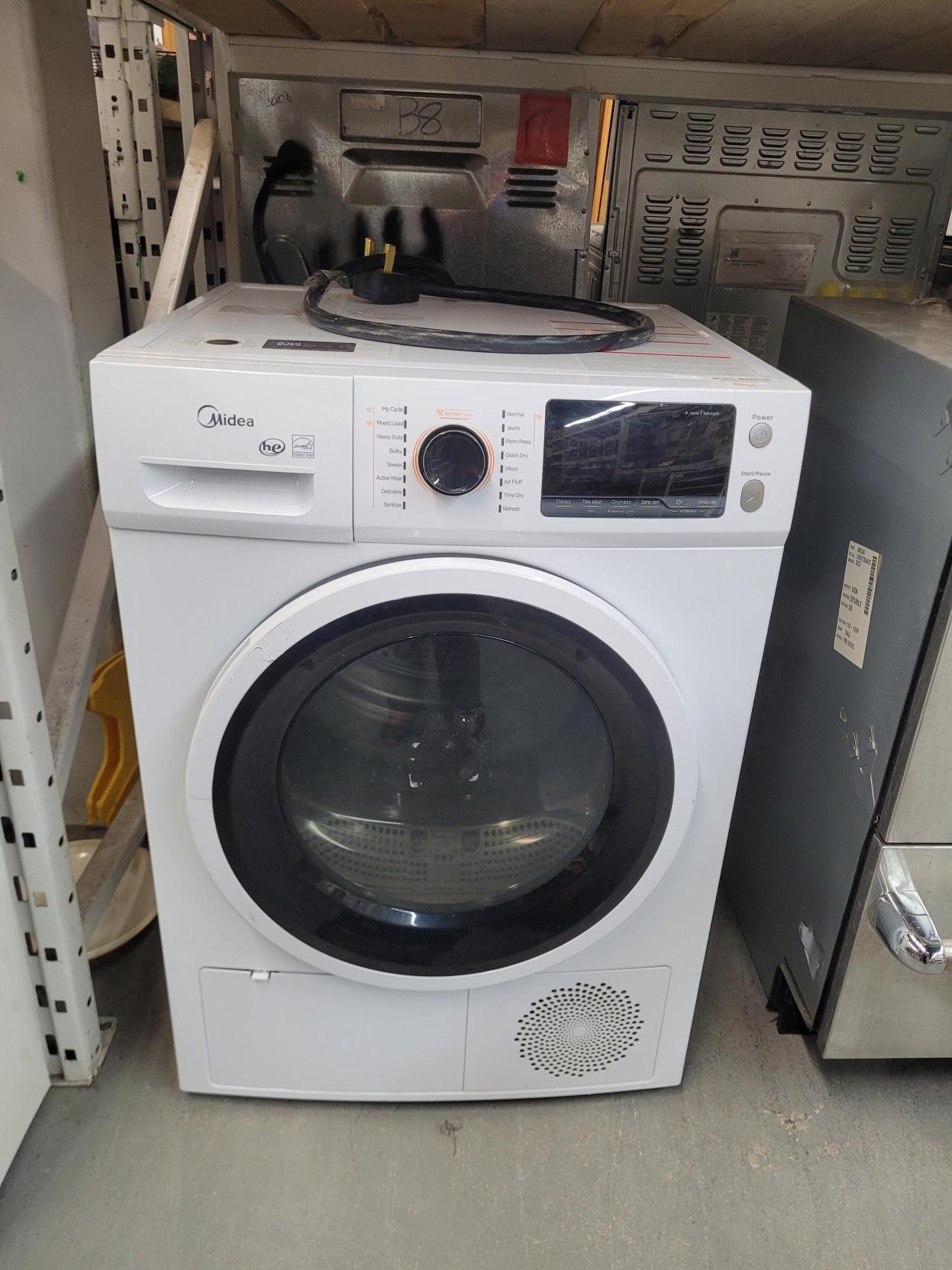 Midea Front-Load Electric Dryer – White