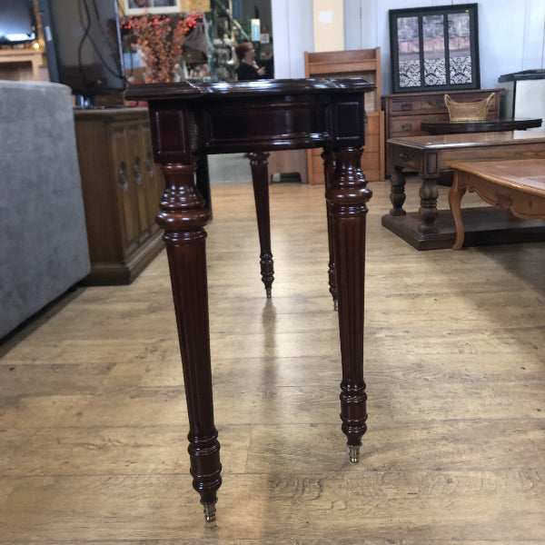 Vintage Dark-Wood Console Table
