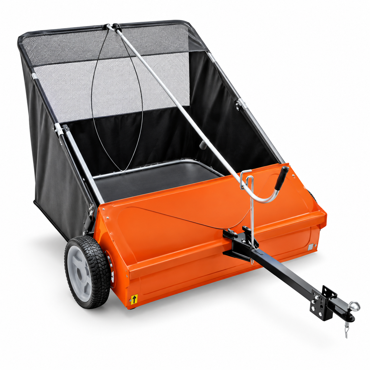 Agri-Fab 44-Inch Tow-Behind Lawn Sweeper – 25 cu. ft. Capacity