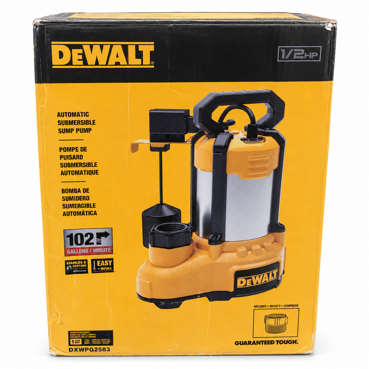 DeWALT ½ HP Automatic Submersible Sump Pump