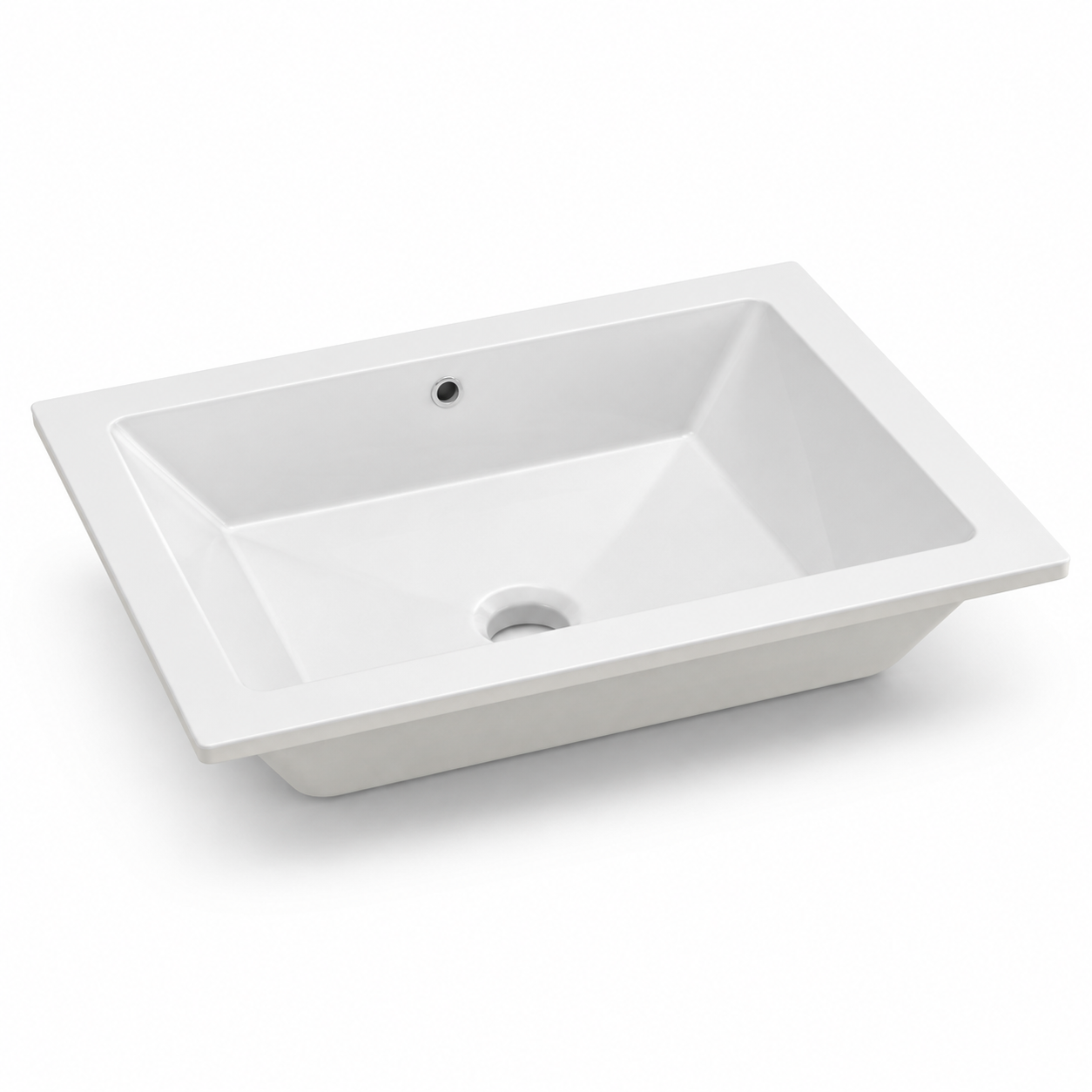 DXV POP Grande Rectangular Undermount Sink – Canvas White