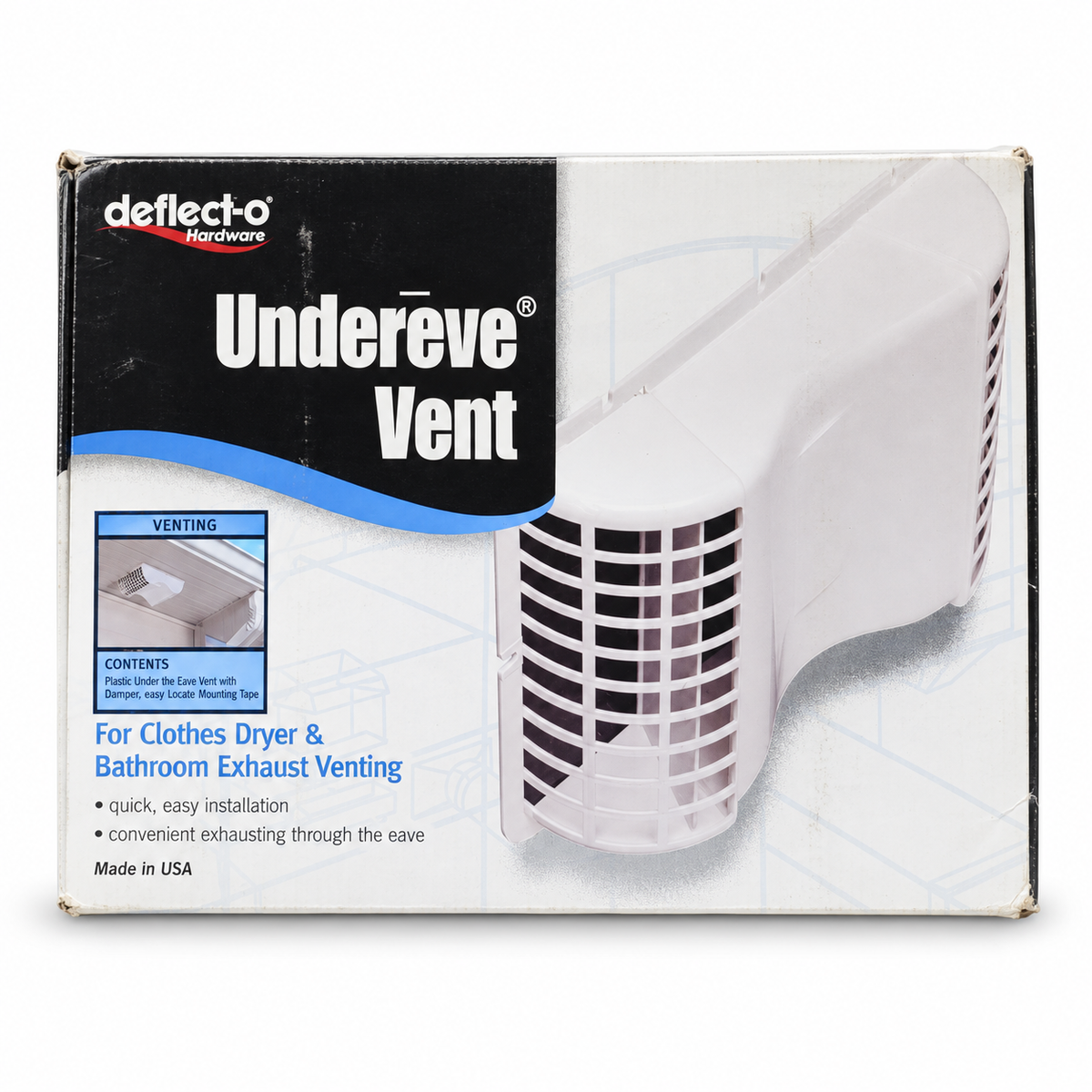 Deflect-o Hardware UnderEve Vent