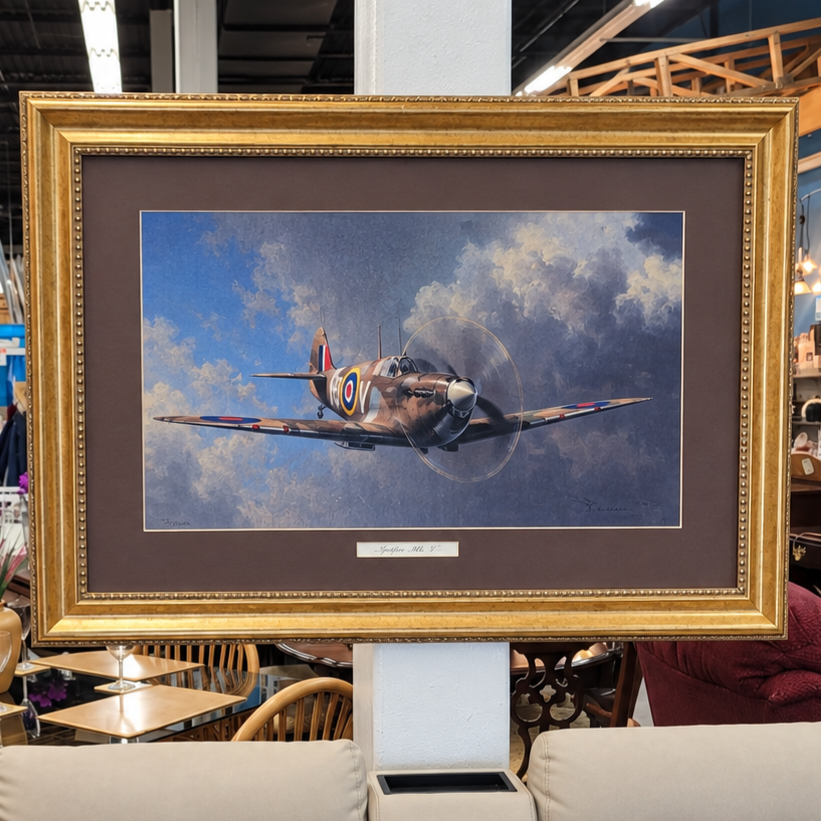 Framed Spitfire Aviation Print
