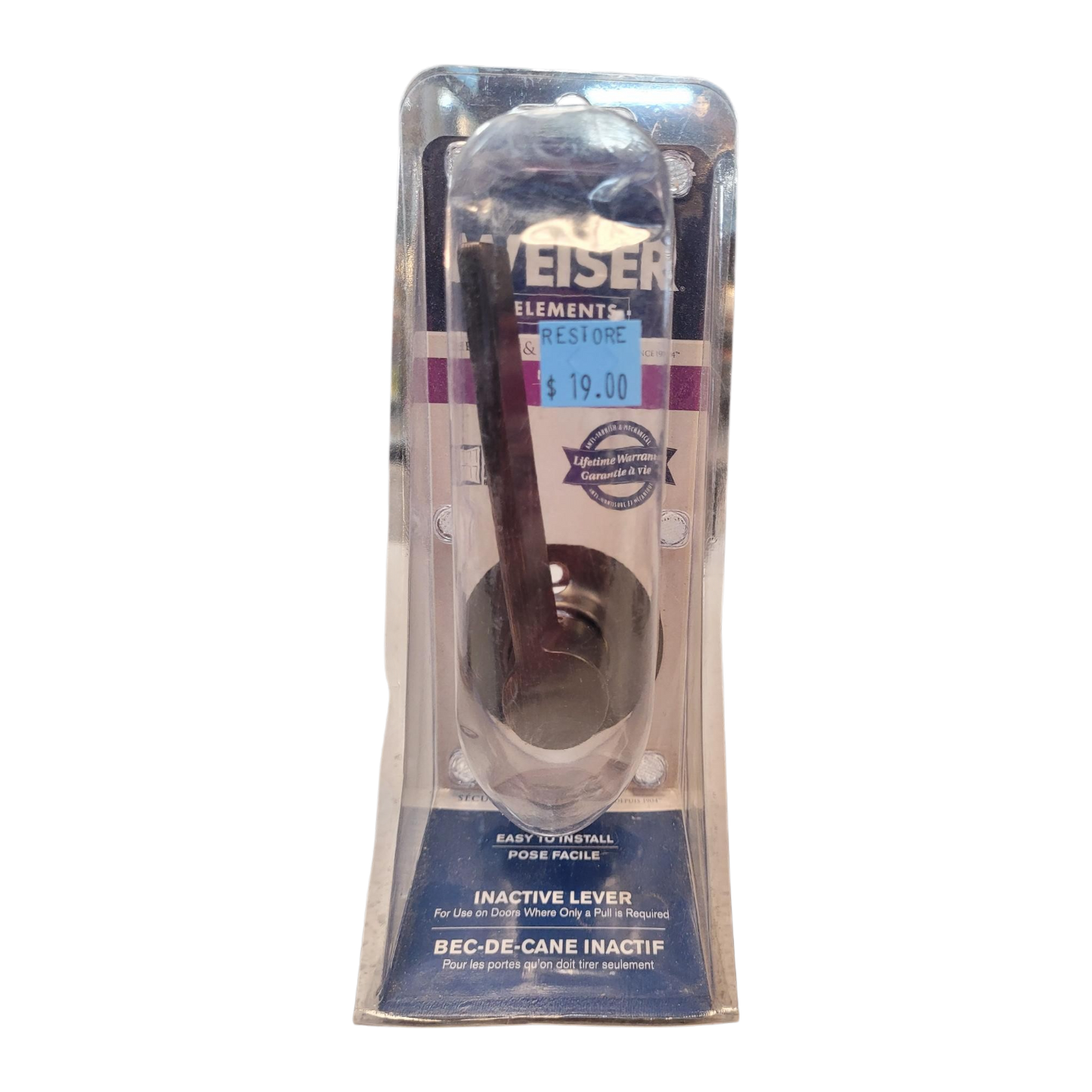 Weiser Inactive Left Hand Door Knob
