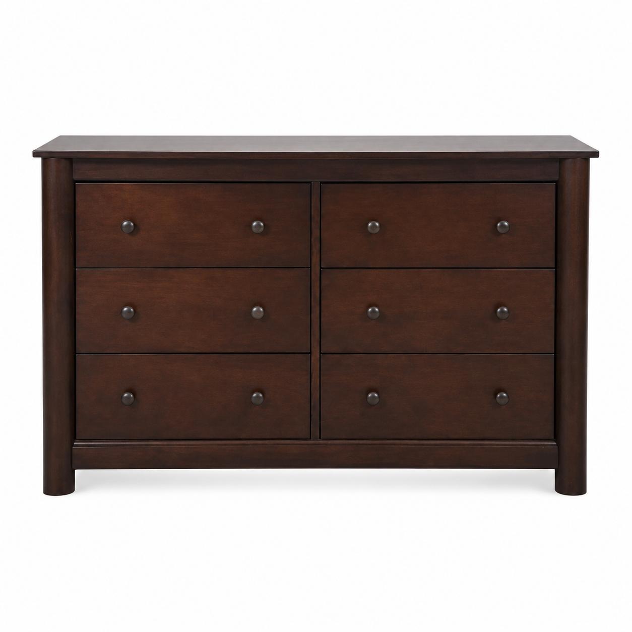 6-Drawer Solid Wood Dresser