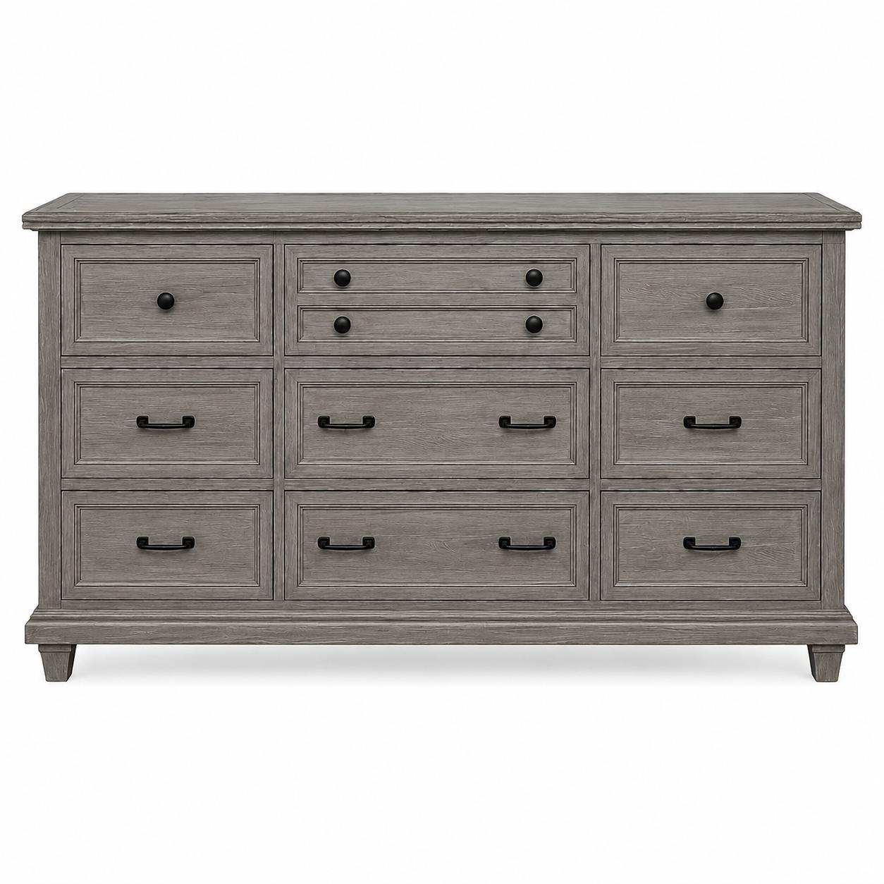 Grey 9-Drawer Dresser