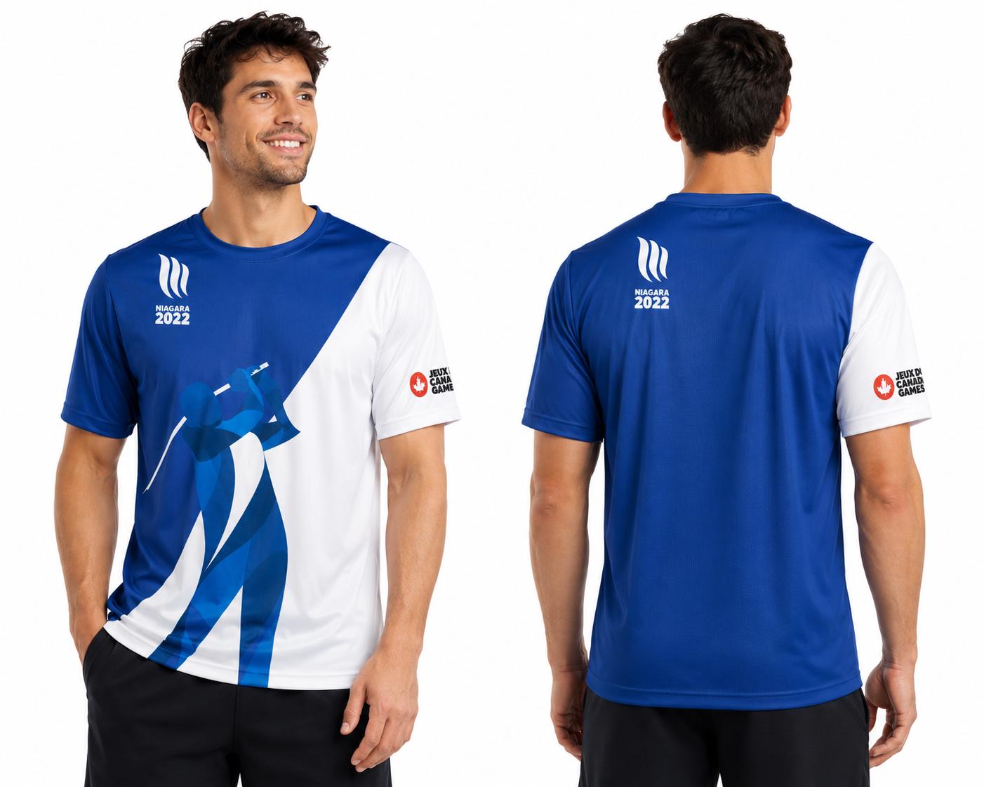 2022 Niagara Canada Summer Games Performance Shirt – Dark Blue