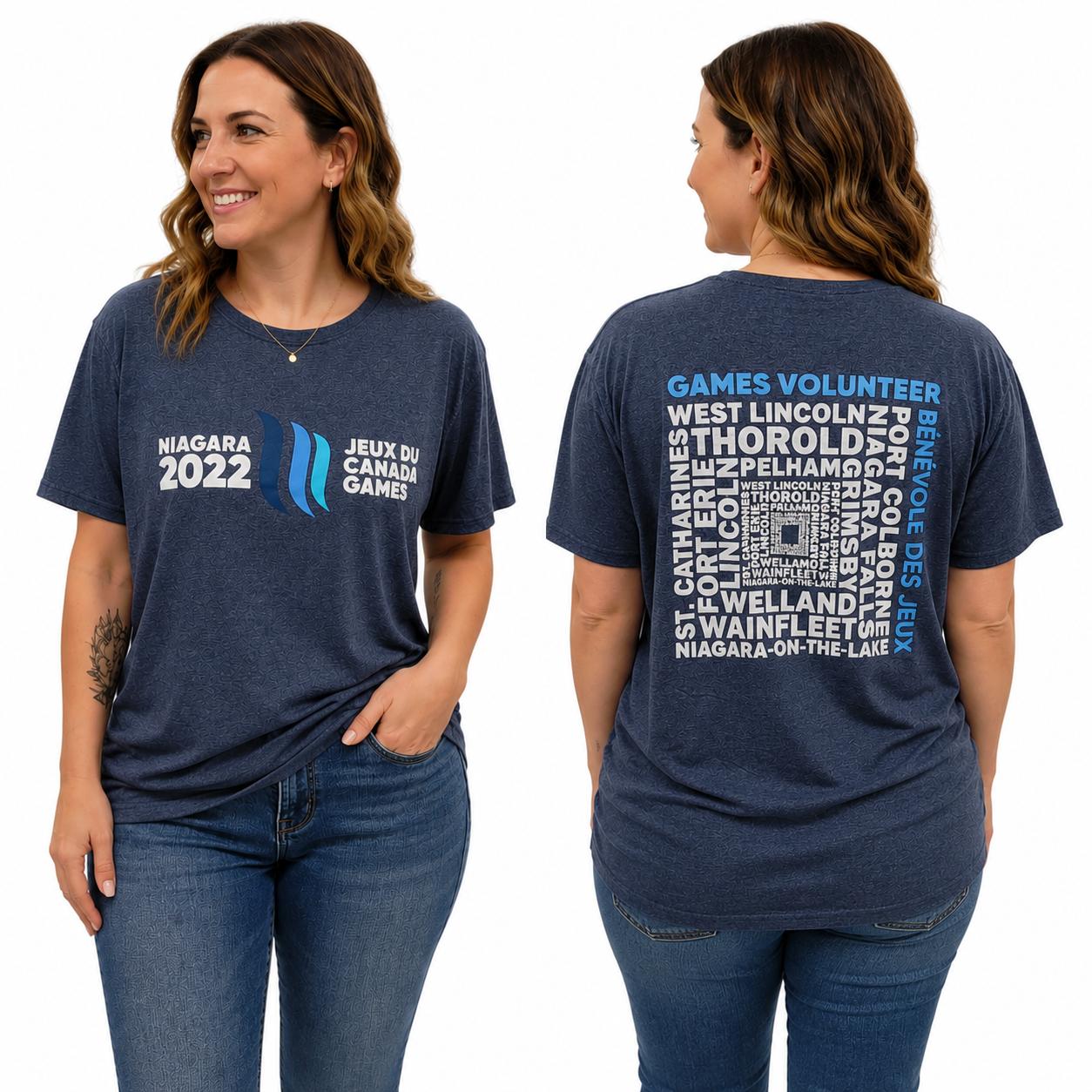Niagara 2022 Canada Games Ladies Volunteer T-Shirt