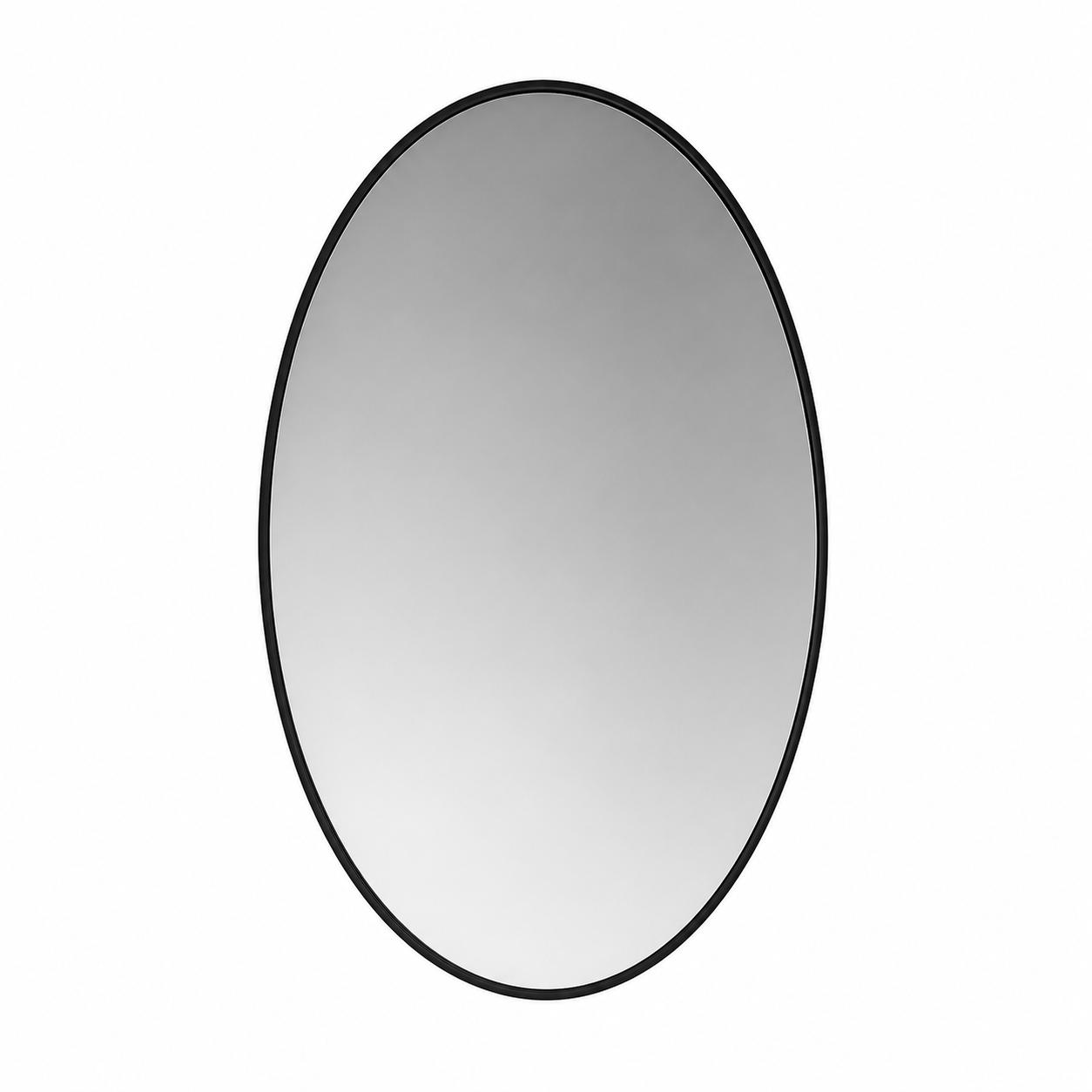 Modern Oval Mirror Medicine Cabinet