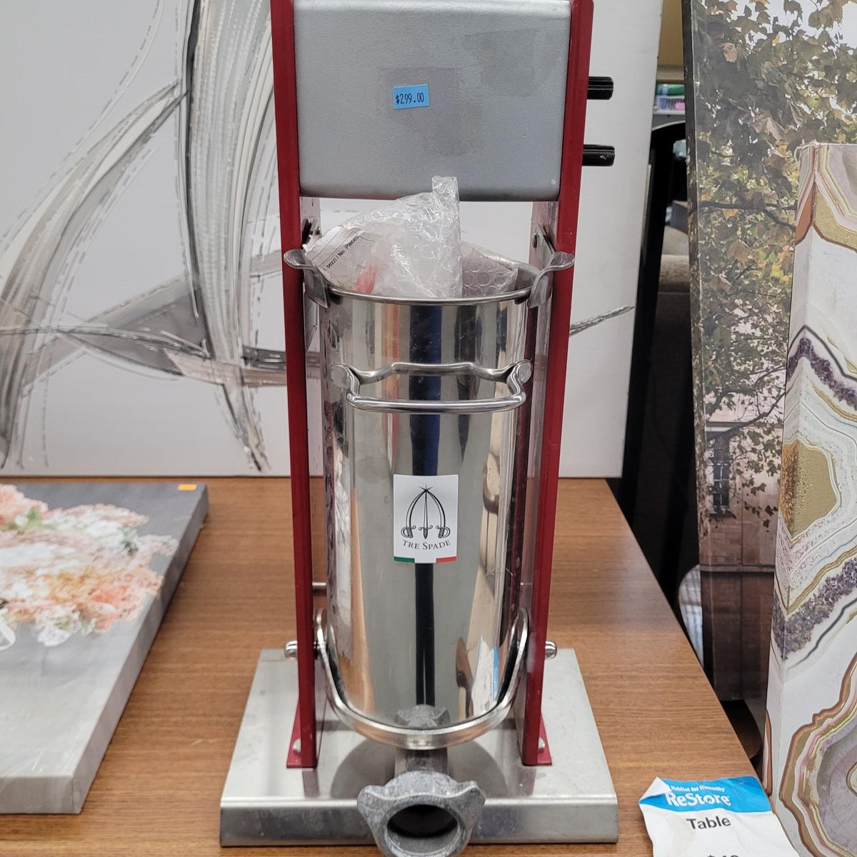 Tre Spade Vertical Sausage Stuffer