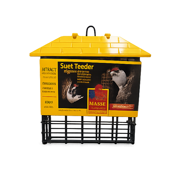 Single Suet Feeder with Weather Guard