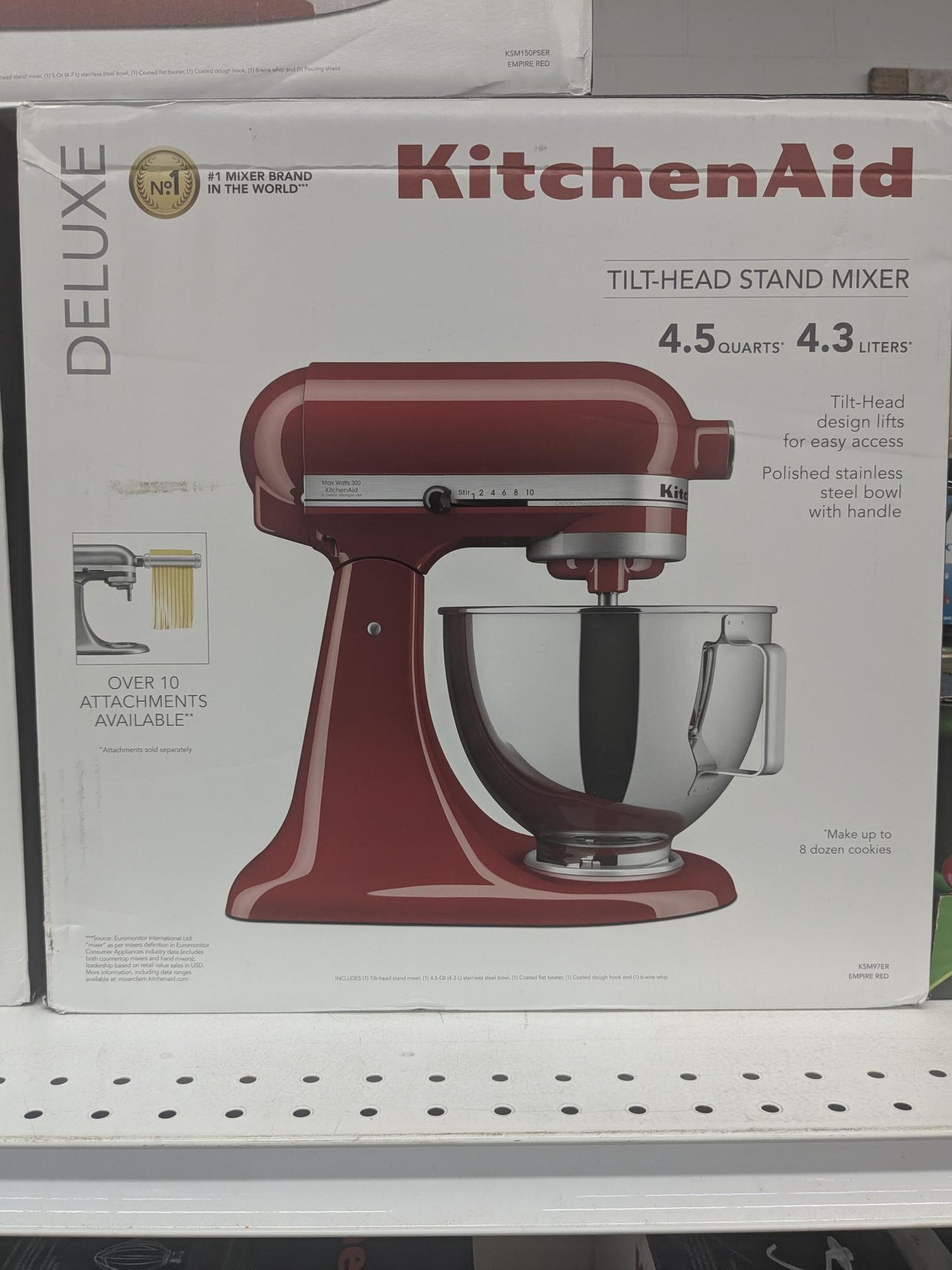 KitchenAid Deluxe 4.5Qt Tilt-Head Stand Mixer