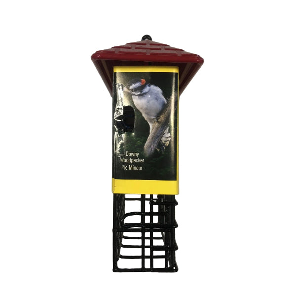 MORE BIRDS Suet Feeder with Weather Guard