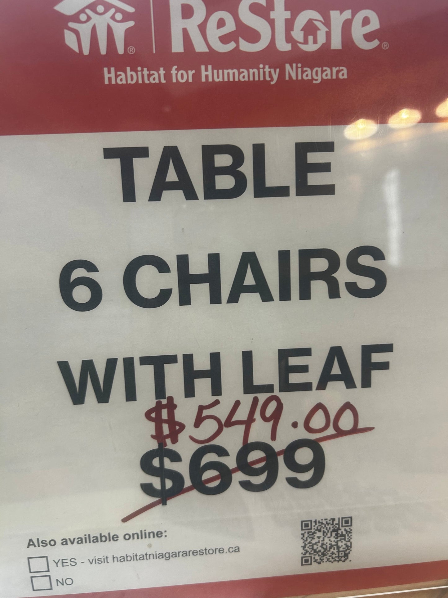 Dining Table + 6 Chairs