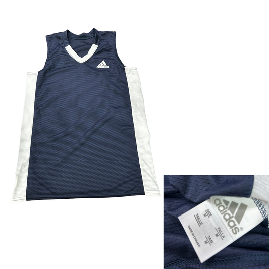 ADIDAS Athletic Tank - Navy Blue with White Stripe- Women’s