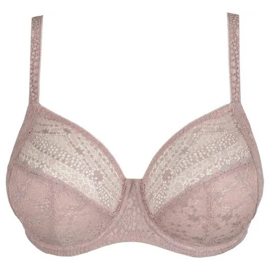 PrimaDonna Twist Half Padded Plunge Bra - Rosewood