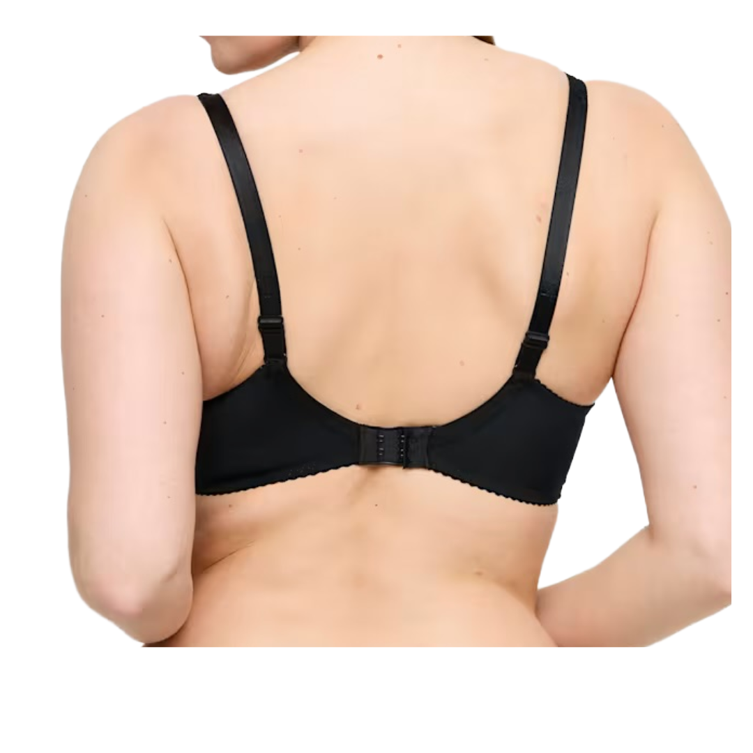 Primadonna “Madison” Non-Padded Full Cup Seamless Bra - Black