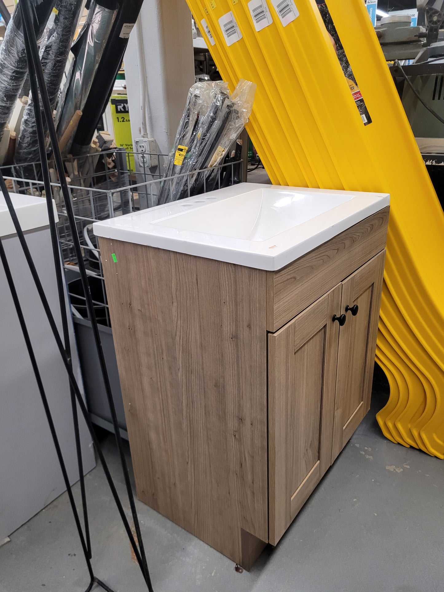 Modern Bathroom Vanity with Integrated Sink