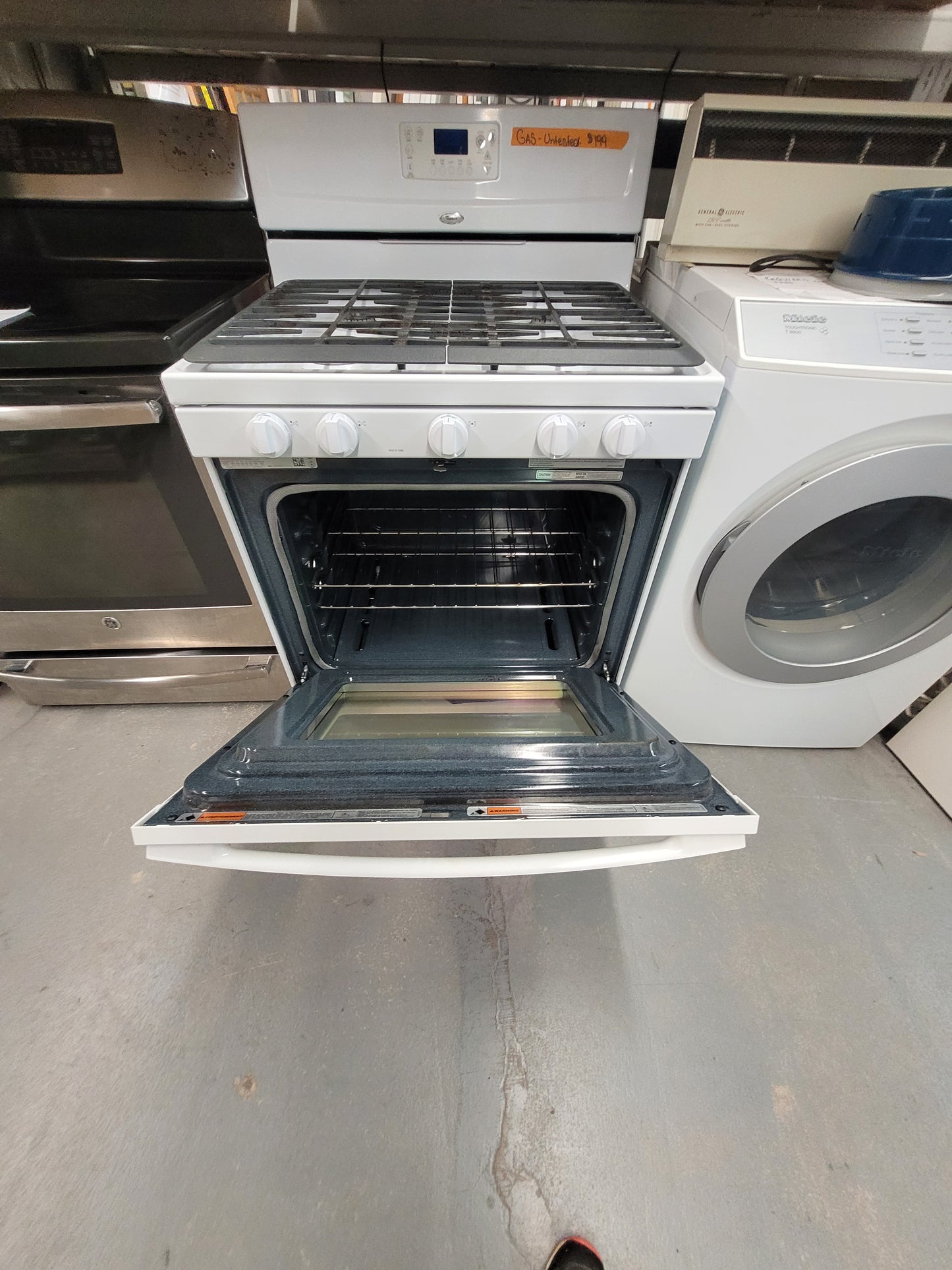 White Gas Range