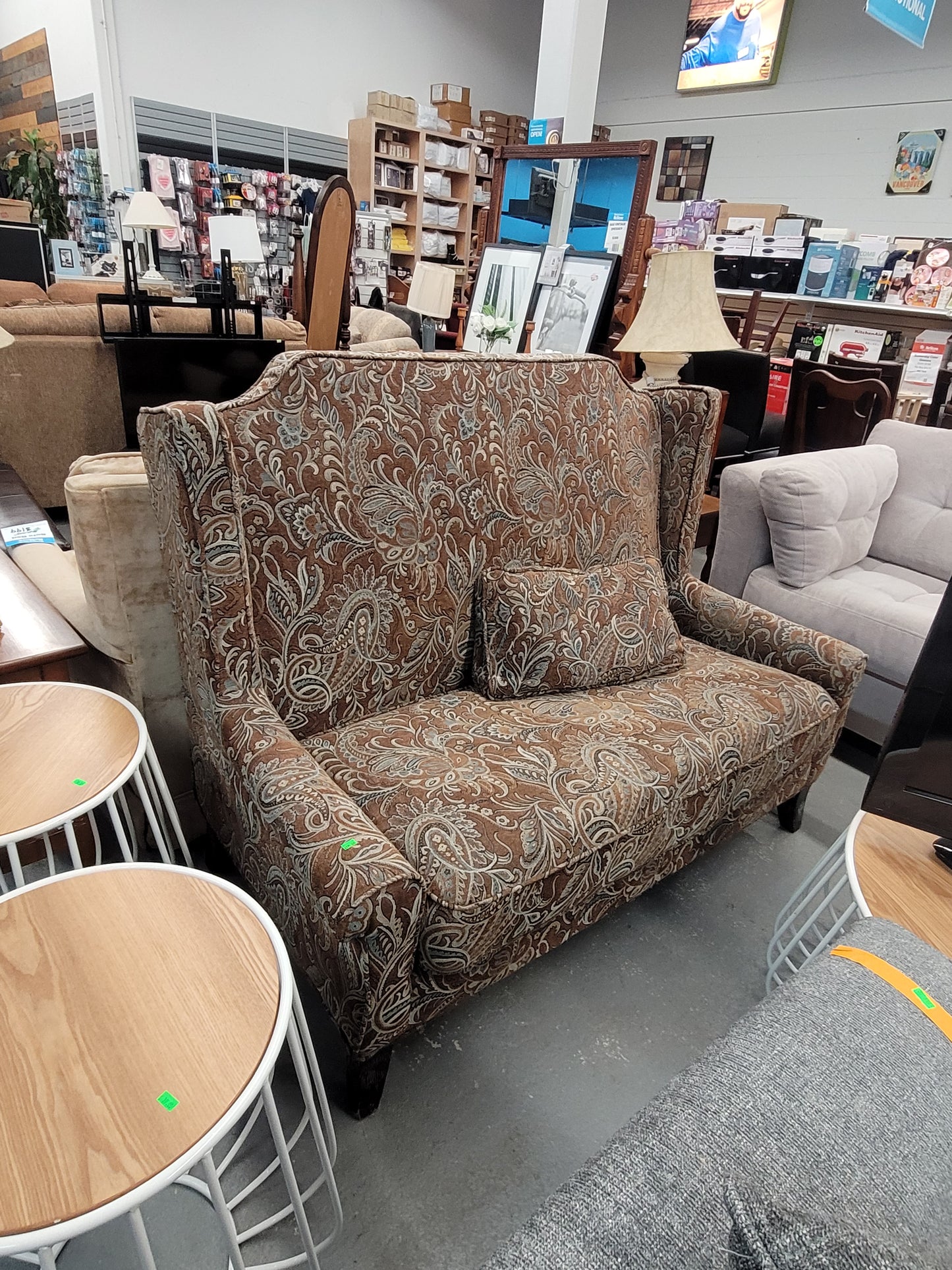 Paisley Upholstered Loveseat