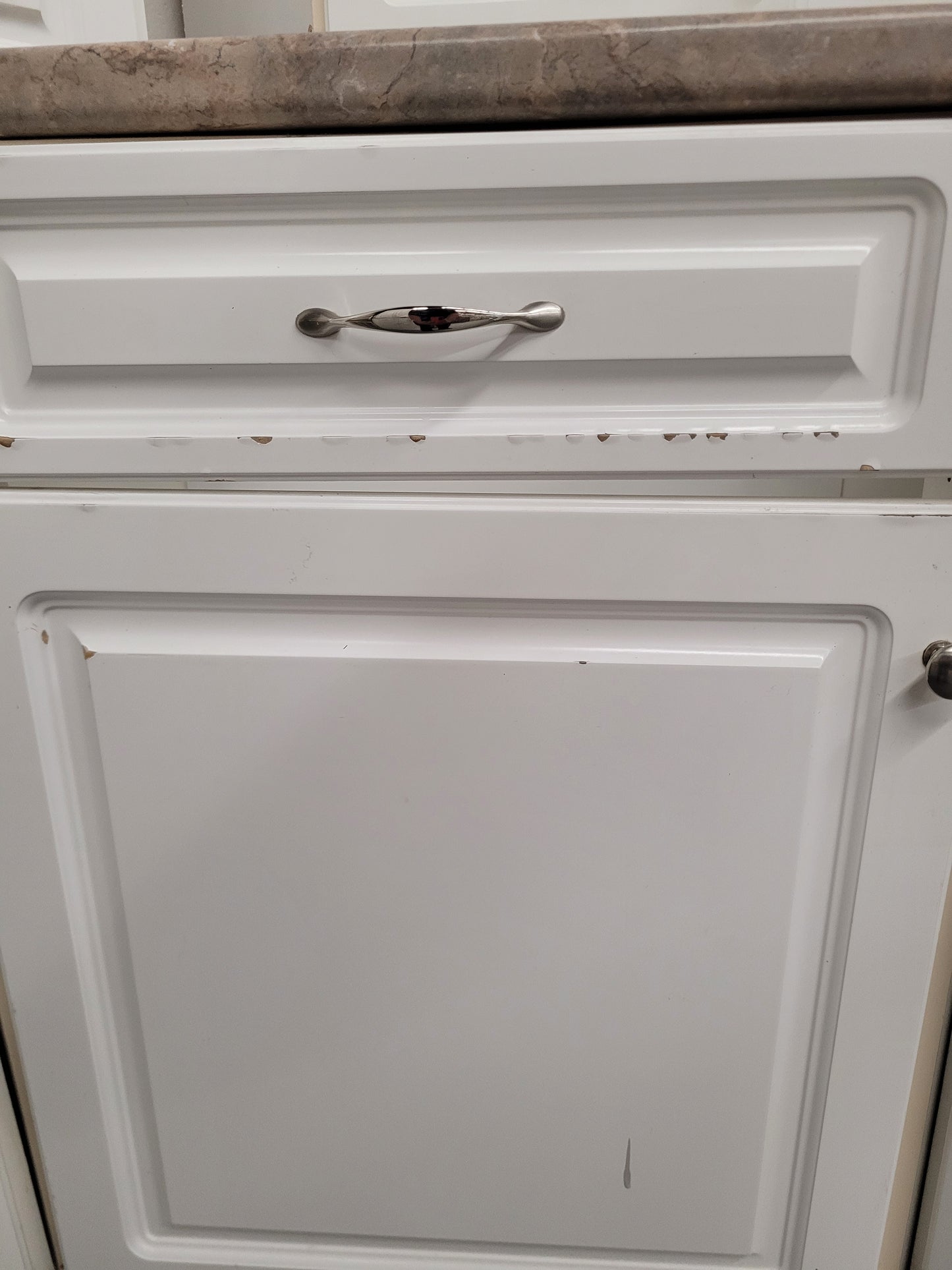 White Kitchen Cabinet Set with Countertops