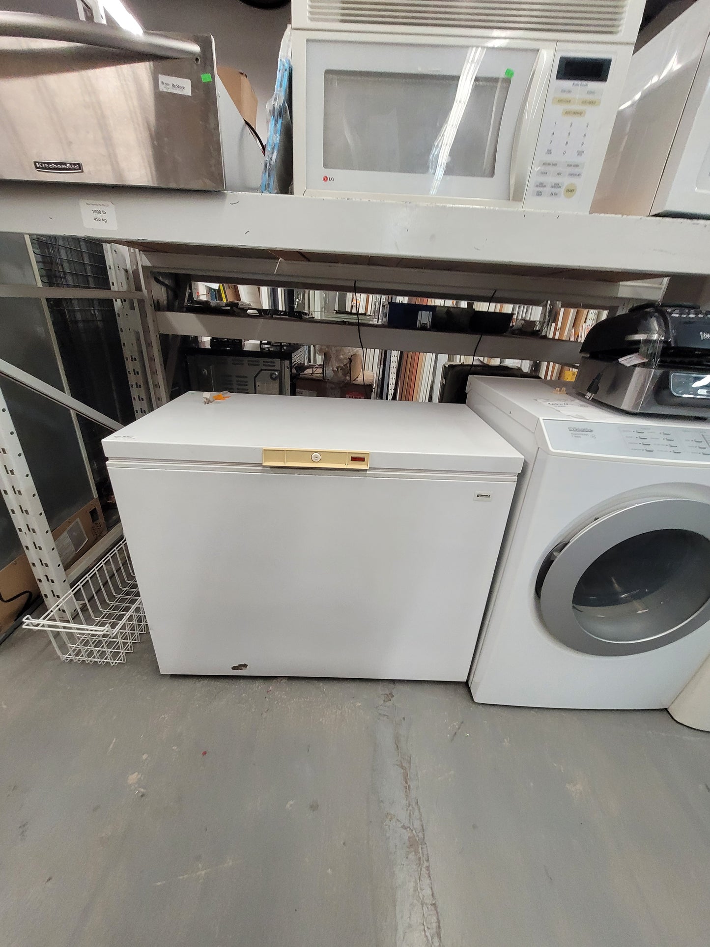 White Chest Freezer