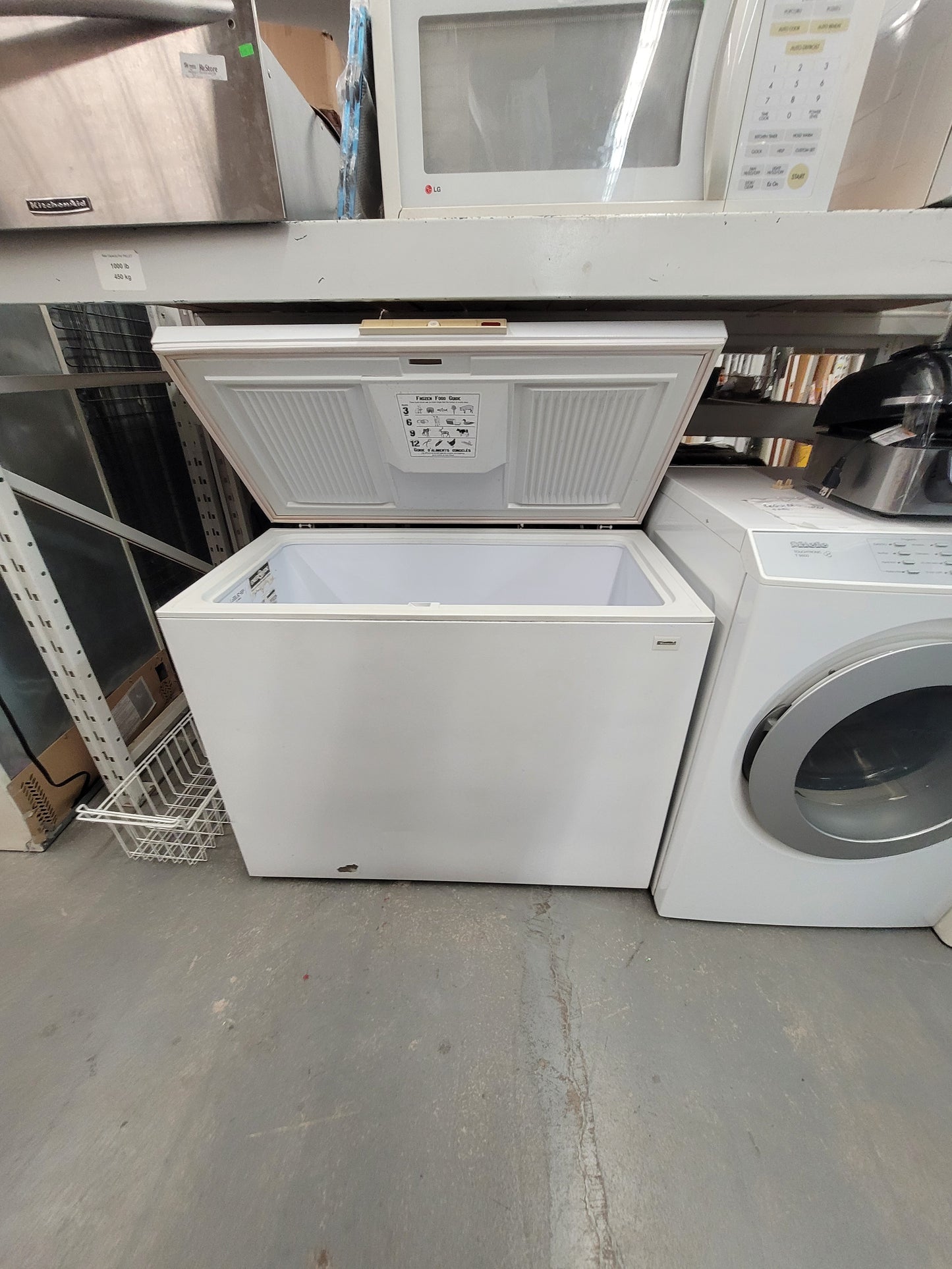 White Chest Freezer