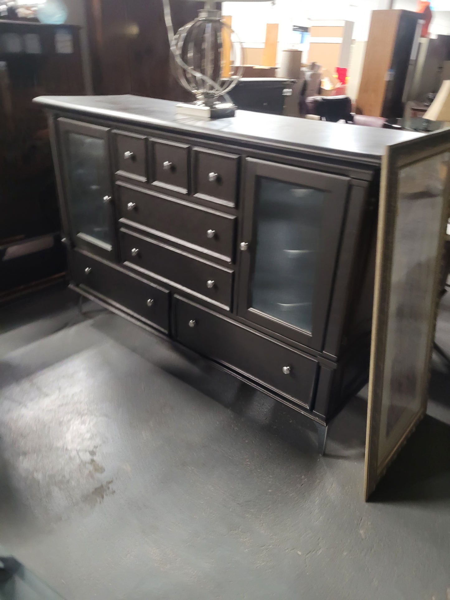 Dark Espresso Storage Cabinet
