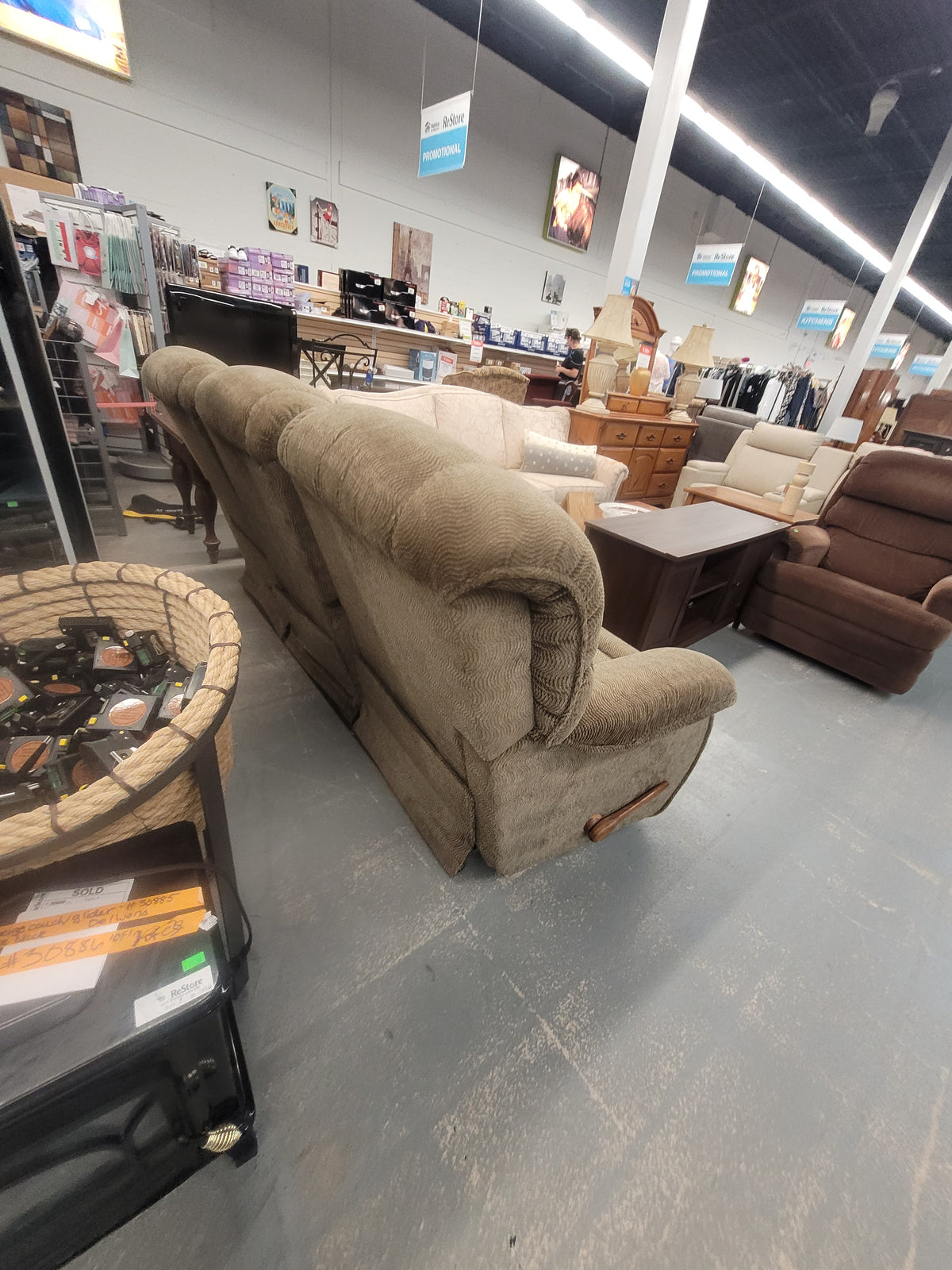 Three-Seat Reclining Sofa
