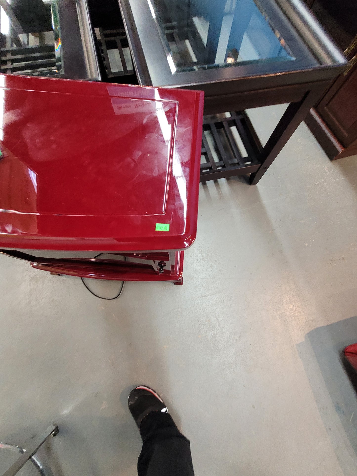Red Electric Fireplace
