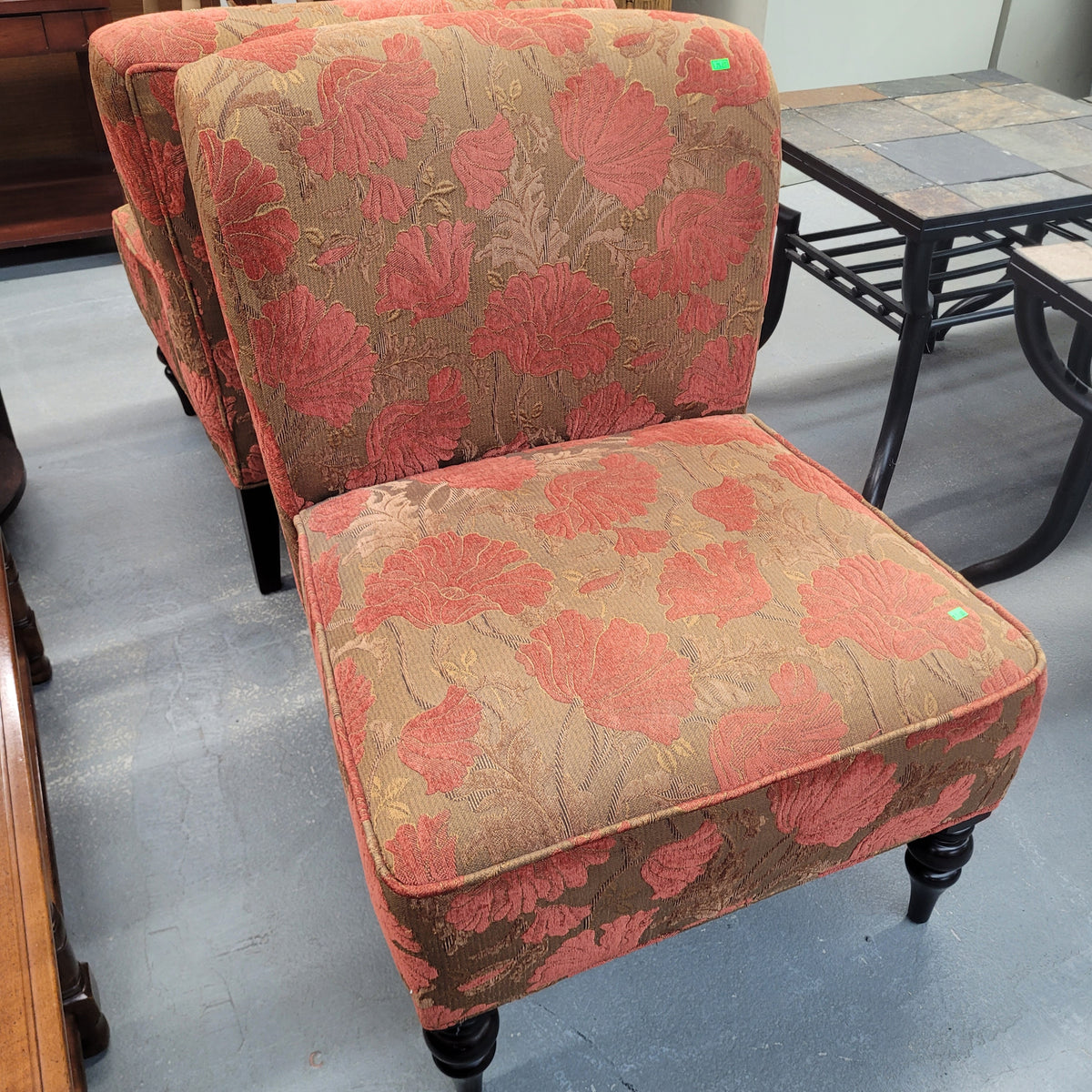 Floral Accent Chair